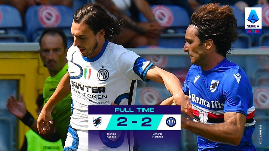 Serie A: Sampdoria – Inter, scor 2-2. Drăguşin şi Ionuţ Radu au fost rezerve