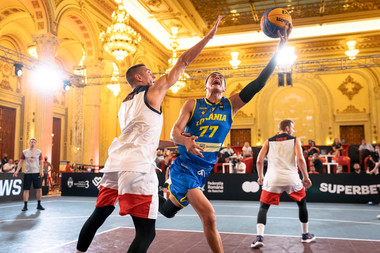 Palatul Parlamentului a fost inclus de FIBA în Top 3 al celor mai spectaculoase gazde pentru un turneu de baschet 3x3