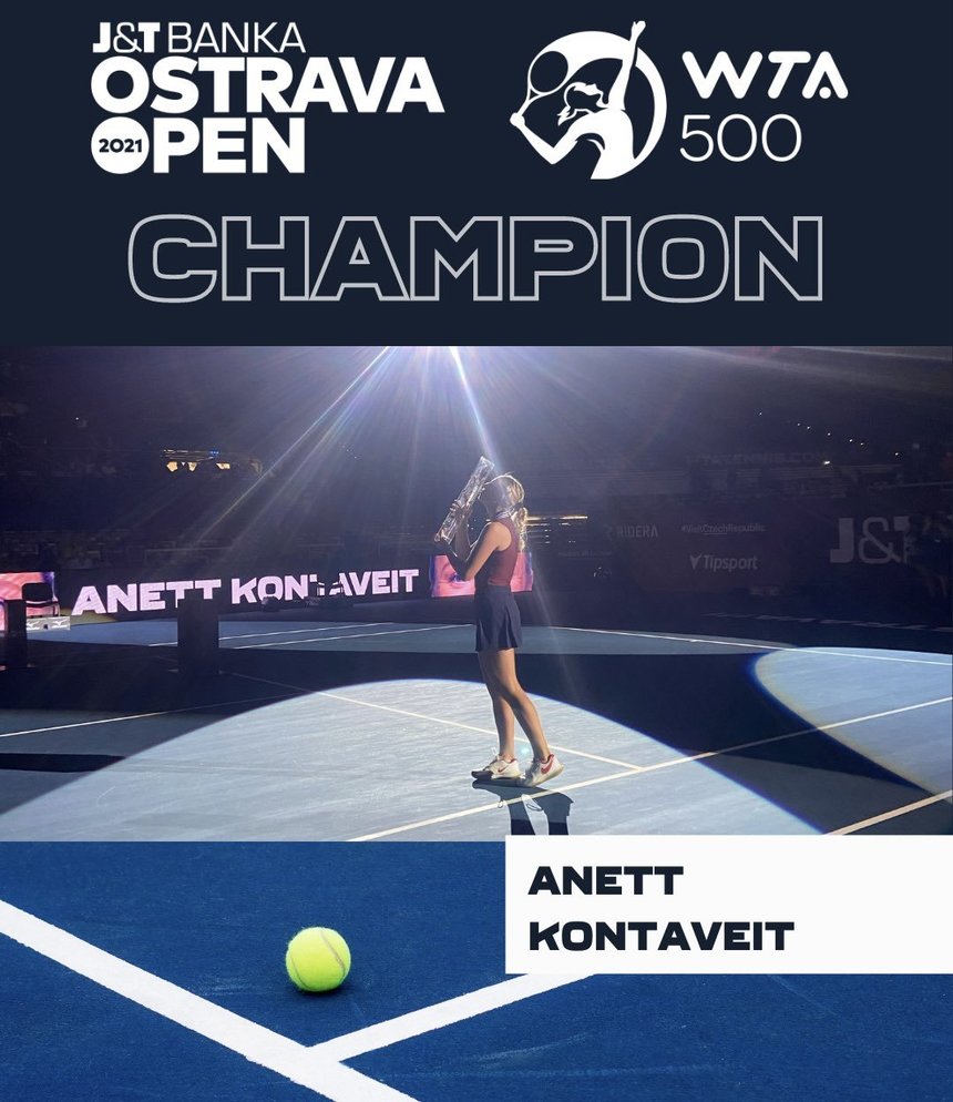 Anett Kontaveit a câştigat turneul de la Ostrava