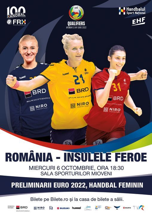 Naţionala de handbal feminin se reuneşte sâmbătă, pentru meciurile cu Insulele Feroe şi Austria, din preliminariile CE2022