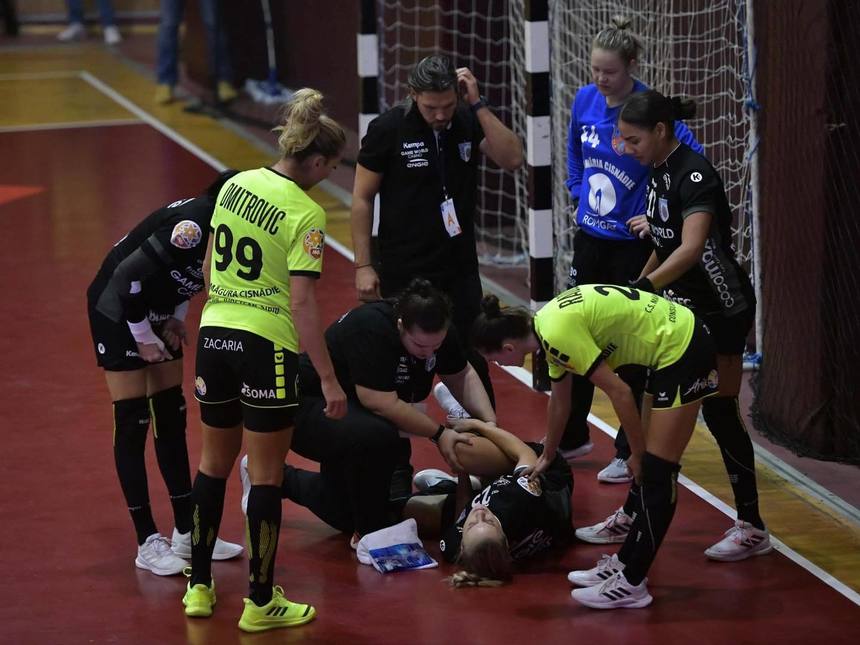 CSM Bucureşti: Barbara Lazovic are ruptură de ligament / Cât va fi indisponibilă sportiva