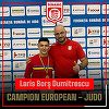 Judoka Laris Borş Dumitrescu, medaliat cu aur la Campionatul European U23