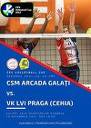 Arcada Galaţi - VK Praga, scor 3-1, în Cupa CEV la volei masculin
