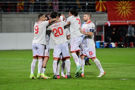 Preliminarii CM: Macedonia de Nord a învins Armenia, scor 5-0. România a coborât pe locul trei în clasamentul grupei J