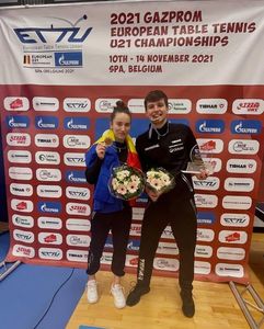 Andreea Dragoman, medalie de bronz la simplu, la Campionatele Europene U21 de tenis de masă