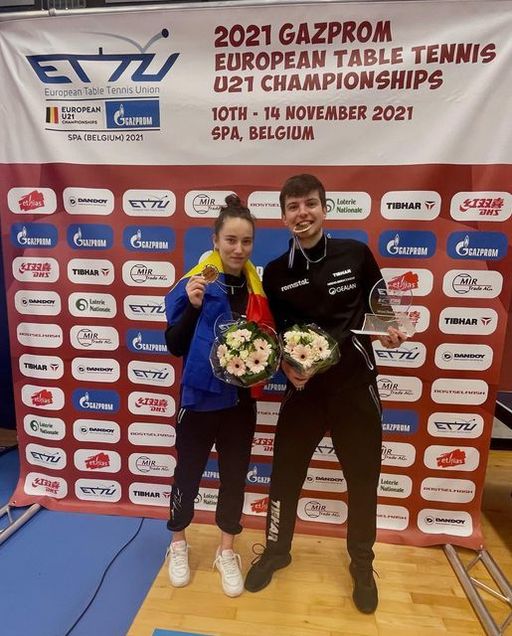 Andreea Dragoman, medalie de bronz la simplu, la Campionatele Europene U21 de tenis de masă