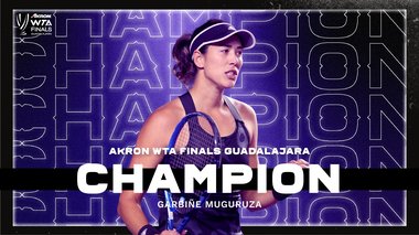 Garbine Muguruza a câştigat Turneul Campioanelor. Este prima spaniolă care reuşeşte această performanţă