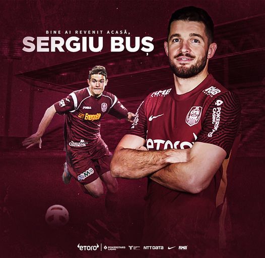 Sergiu Buş revine la CFR Cluj