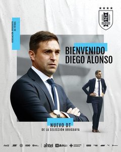 Diego Alonso este noul antrenor al naţionalei Uruguayului