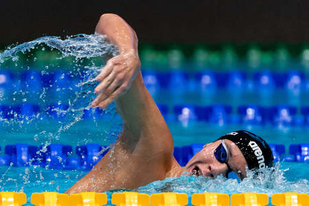 David Popovici, locul 14 în ultimul său concurs din acest an, la CM de nataţie