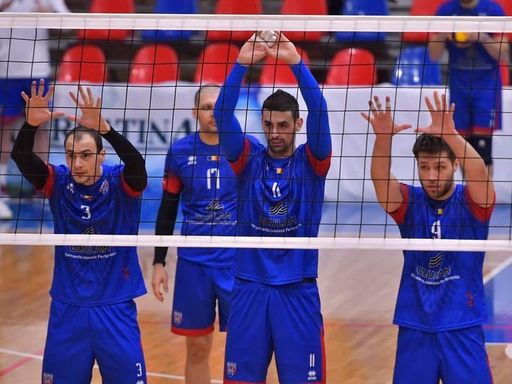 Steaua Bucureşti, victorie cu Olimpia Bucureşti în sferturile Cupei României la volei masculin