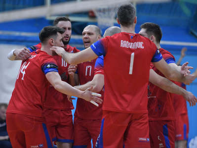 ACH Volley Ljubljana - Steaua Bucureşti, scor 3-1, în optimile Challenge Cup la volei masculin