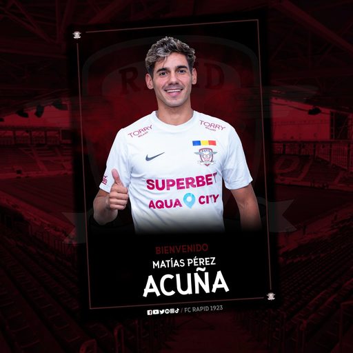 Argentinianul Matias Perez Acuna a semnat cu Rapid
