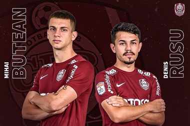 CFR Cluj i-a împrumutat pe Butean şi Rusu la Chindia. Echipa din Târgovişte a anunţat venirea a încă doi jucători, Piţian şi Sila