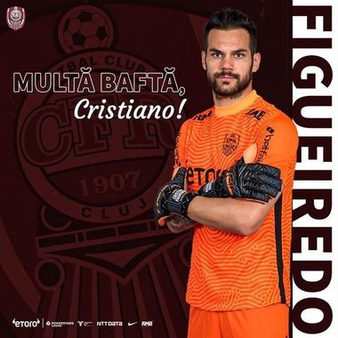 Cristiano Pereira Figueiredo, de la CFR Cluj, la Dinamo Bucureşti