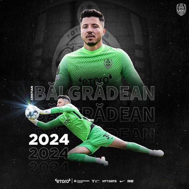 Bălgrădean şi-a prelungit contractul cu CFR Cluj