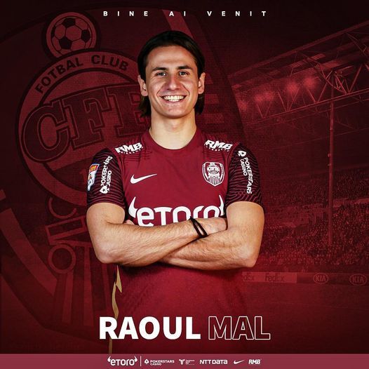 Raoul Mal a semnat cu CFR Cluj