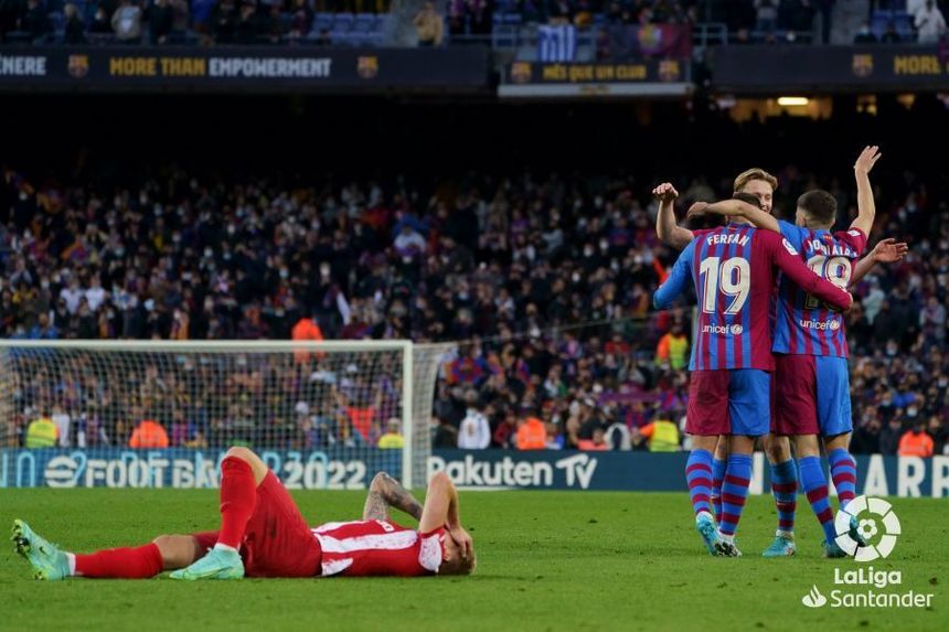 LaLiga: FC Barcelona, scor 4-2 cu Atletico Madrid, cu revenire de la 0-1