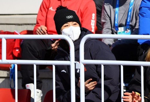 Peng Shuai, alături de preşedintele CIO la o competiţie de la JO de la Beijing