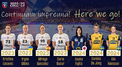 Echipa feminină de handbal SCM Râmnicu Vâlcea a transferat trei jucătoare. Pe ce posturi evoluează