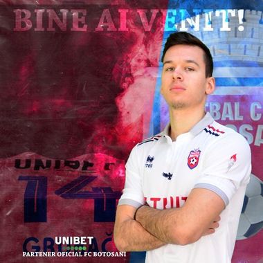 Atacantul Sergej Grubač, transferat de FC Botoşani
