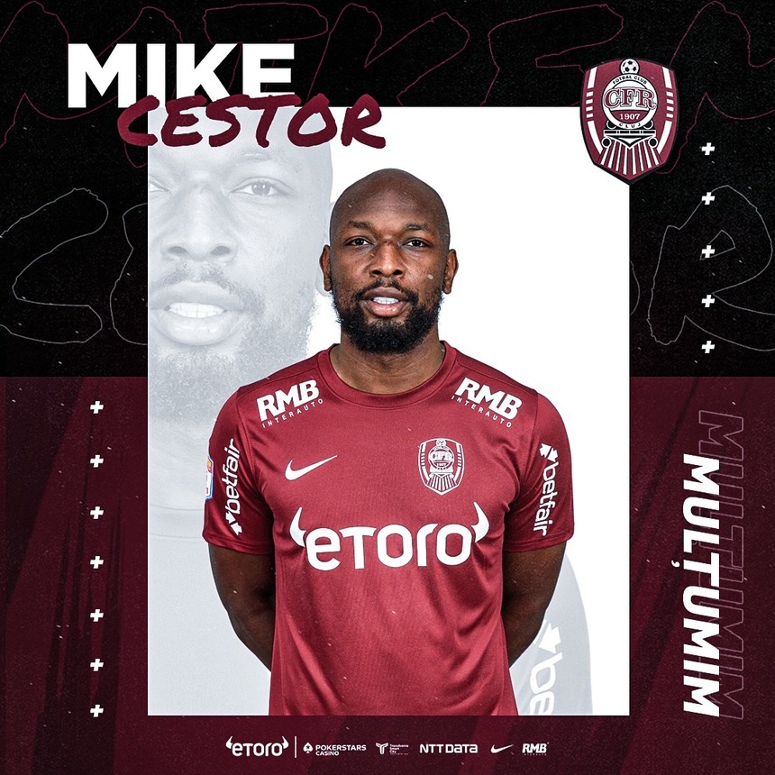 Mike Cestor nu mai este jucător al echipei CFR Cluj