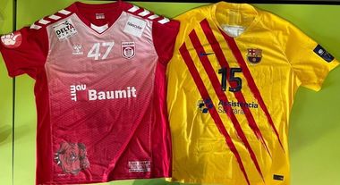 Dinamo Bucureşti, înfrângere într-un meci de gală cu campioana Europei la handbal masculin, FC Barcelona