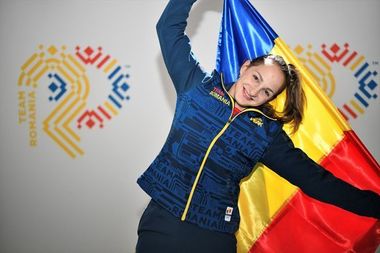 Andreea Grecu, portdrapel al României la ceremonia de închidere a Jocurilor Olimpice de la Beijing