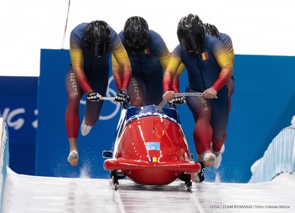 Echipajul masculin de bob 4 persoane încheie evoluţiile României la JO de la Beijing. Duminică se termină competiţia