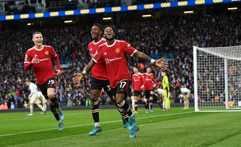 Premier League: Manchester United, 4-2 în deplasare cu Leeds