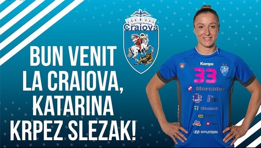 Katarina Krpez Slezak (Krim) a semnat un contract cu SCM Universitatea Craiova