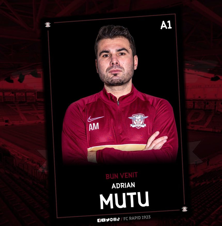 Adrian Mutu, dispus să "pupe" steagul Rapidului şi să înveţe imnul