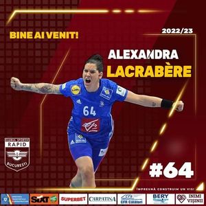 Handbal: Alexandra Lacrabère, campioana olimpică, mondială şi europeană, transferată de Rapid