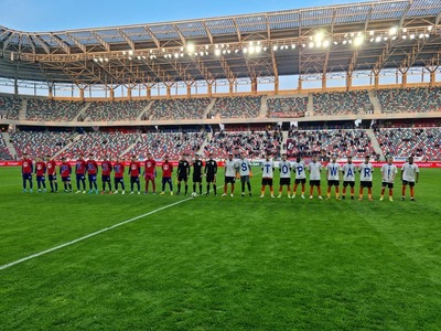 CSA Steaua – Politehnica Iaşi, scor 3-1, în Liga 2. Mesaj de pace al jucătorilor