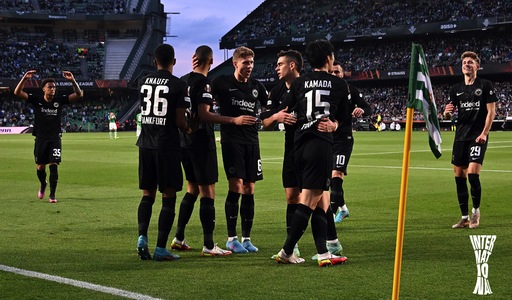 Victorii pentru Lyon şi Frankfurt în prima manşă a optimilor Ligii Europa