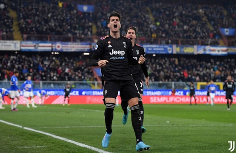 Serie A: Juventus, 3-1 în deplasare cu Sampdoria, meci cu un gol din penalti, un autogol şi o lovitură de la 11 metri ratată