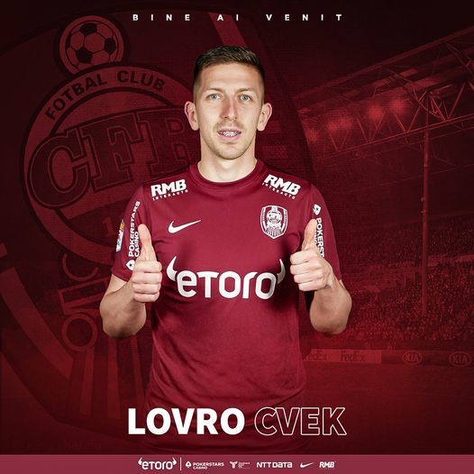 CFR Cluj l-a transferat pe croatul Lovro Cvek