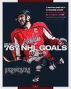 Rusul Alex Ovechkin a urcat pe locul trei în clasamentul celor mai buni marcatori din istoria NHL