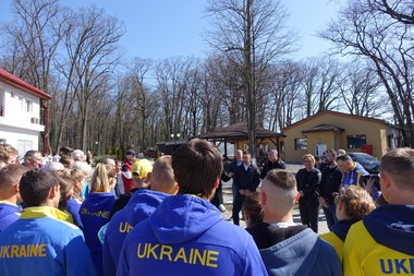 Echipa olimpică de kaiac-canoe a Ucrainei este cazată la Snagov. Eduard Novak: Sunt onorat că am cunoscut sportivi curajoşi, optimişti şi determinaţi să nu renunţe le visurile lor măreţe