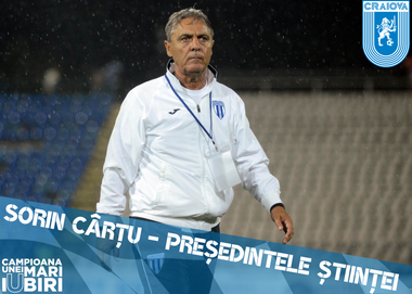 Universitatea Craiova anunţă că s-a încheiat perioada pentru depunerea candidaturilor la funcţia de preşedinte. Sorin Cîrţu, singurul candidat