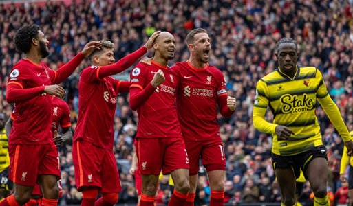 A zecea victorie consecutivă pentru Liverpool în Premier League