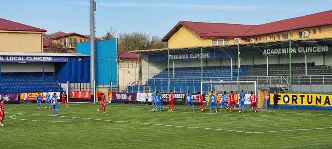 Chindia a învins în deplasare Academica Clinceni, scor 3-0, în play-out-ul Ligii 1