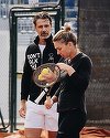 Patrick Mouratoglou, consultant pentru postul public francez de televiziune la Roland Garros