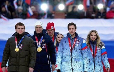 Evgheni Rîlov, dublu campion olimpic, suspendat de FINA 9 luni, după ce participat la o manifestaţie pentru sprijinirea invaziei ruse din Ucraina