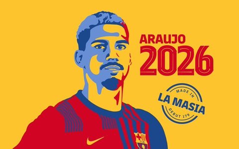 Araujo şi-a prelungit contractul cu FC Barcelona până în 2026