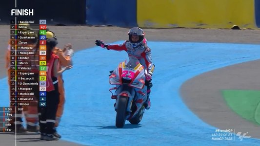 Enea Bastianini a câştigat Marele Premiu al Franţei la MotoGP
