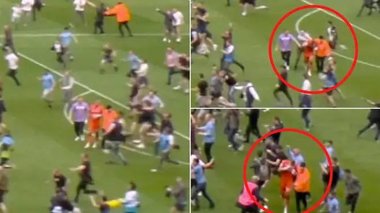 Portarul echipei Aston Villa, agresat pe Etihad Stadium după ce Manchester City a câştigat titlul în Anglia - VIDEO