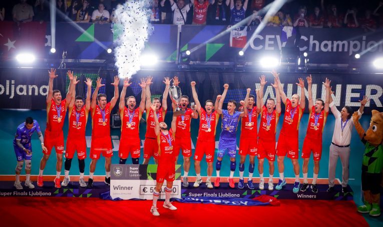 Volei: Liga Campionilor, cucerită de polonezii de la Zaksa, cu antrenorul român Gianni Creţu pe bancă