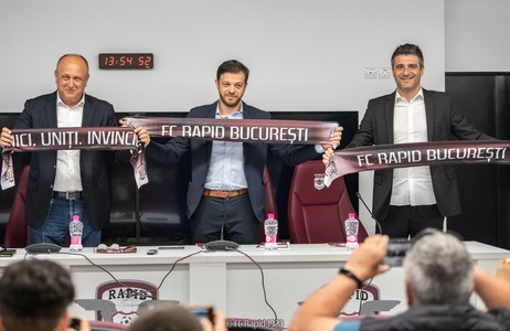 Noul acţionar al FC Rapid a anunţat bugetul clubului: 7 milioane de euro. “Nu are ce căuta banul public în fotbal”, afirmă Şucu