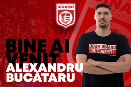 Alexandru Bucătaru, noul portar al campioanei la handbal masculin Dinamo Bucureşti